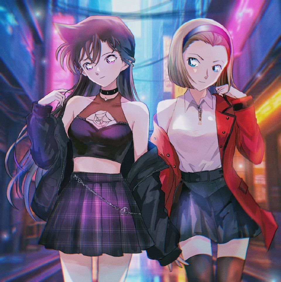 🙆🏻‍♀️💁🏻‍♀️ #毛利蘭 #名探偵コナン ＃鈴木園子