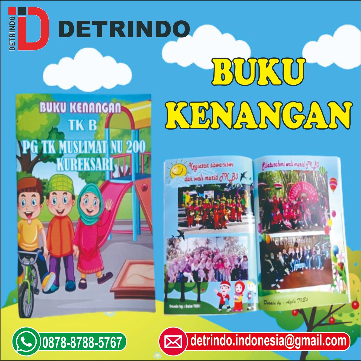detrindo's tweet photo. Detrindo-perusahaan yang bergerak di bidang industri kreatif dimana salah satu sub kerjanya adalah desain dan percetakan buku
Kalian butuh untuk desain dan cetak buku? Cuss kontak admin kami di nomor WA atau email yang tertera di gambar yaaa 
#detrindo #pengadaanbarangdanjasa #EO https://t.co/USHjuwmlyh