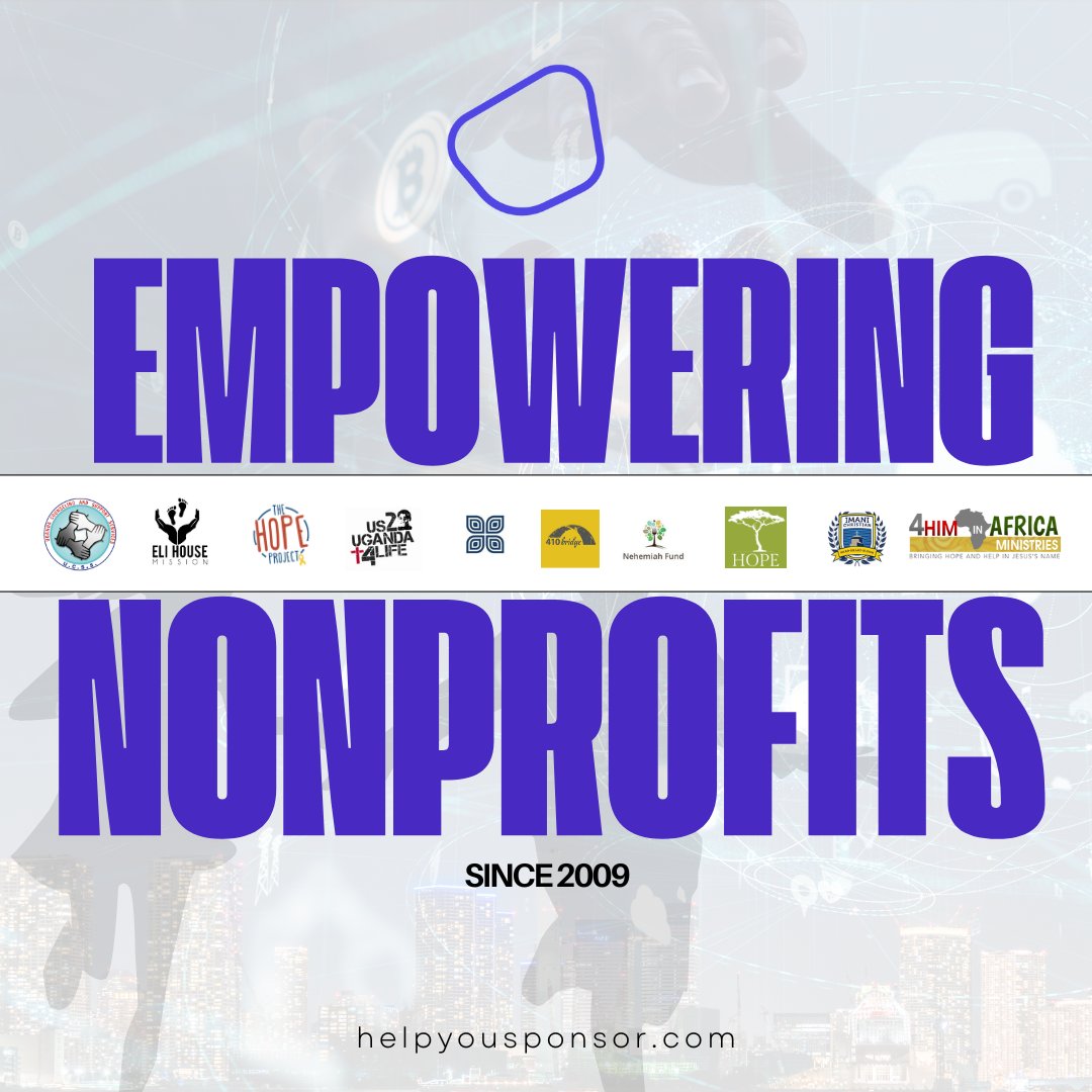 gratonaHQ's tweet photo. For over a decade, HelpYouSponsor has been on a mission to amplify the impact of nonprofits worldwide. We've grown alongside the amazing organizations we serve. #HelpYouSponsor #NonprofitTech https://t.co/bMbQC3Jo8J