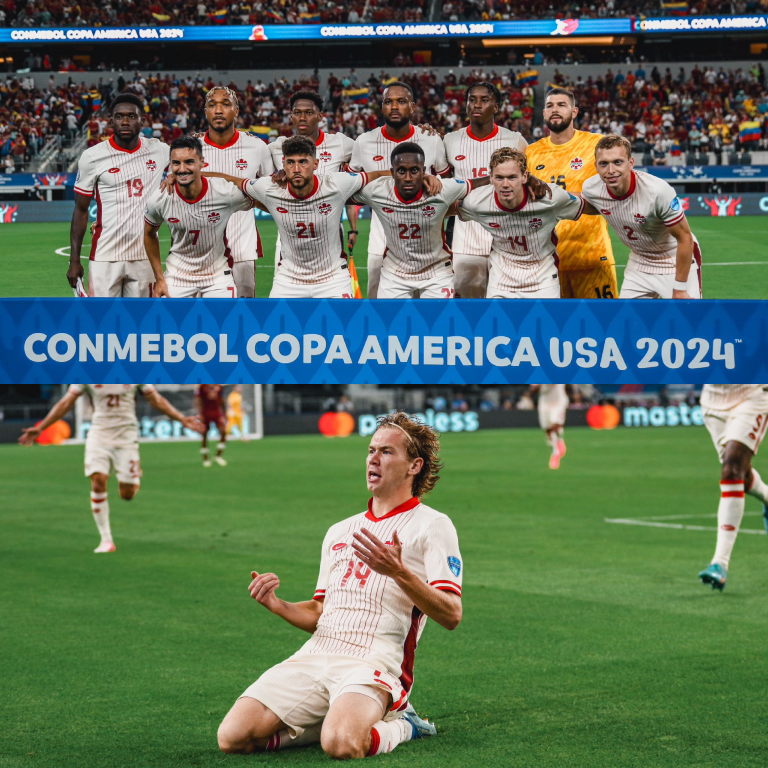 InvictosSomos's tweet photo. ¡¡OFICIAL!! ¡¡ÚLTIMA HORA!! Canadá está en las SEMIFINALES de la Copa América 2024. Los norteamericanos se cargaron a Venezuela en tanda de penales. En su debut en el torneo más importante del continente, el cuadro de la CONCACAF se metió en el TOP 4. Sufrieron muchísimo, pero lo consiguieron. Adiós a La Vinotinto, que hizo un papel bárbaro. HISTORIA PURA.