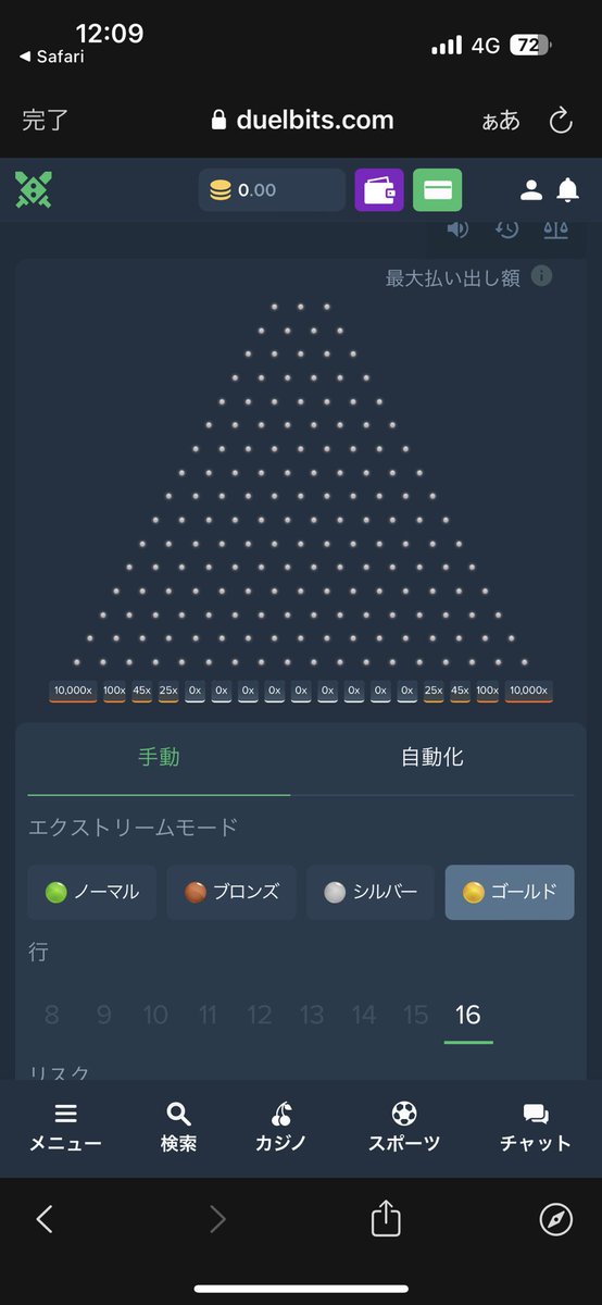 これ1ドルかけて1万倍入れば万ドルやん