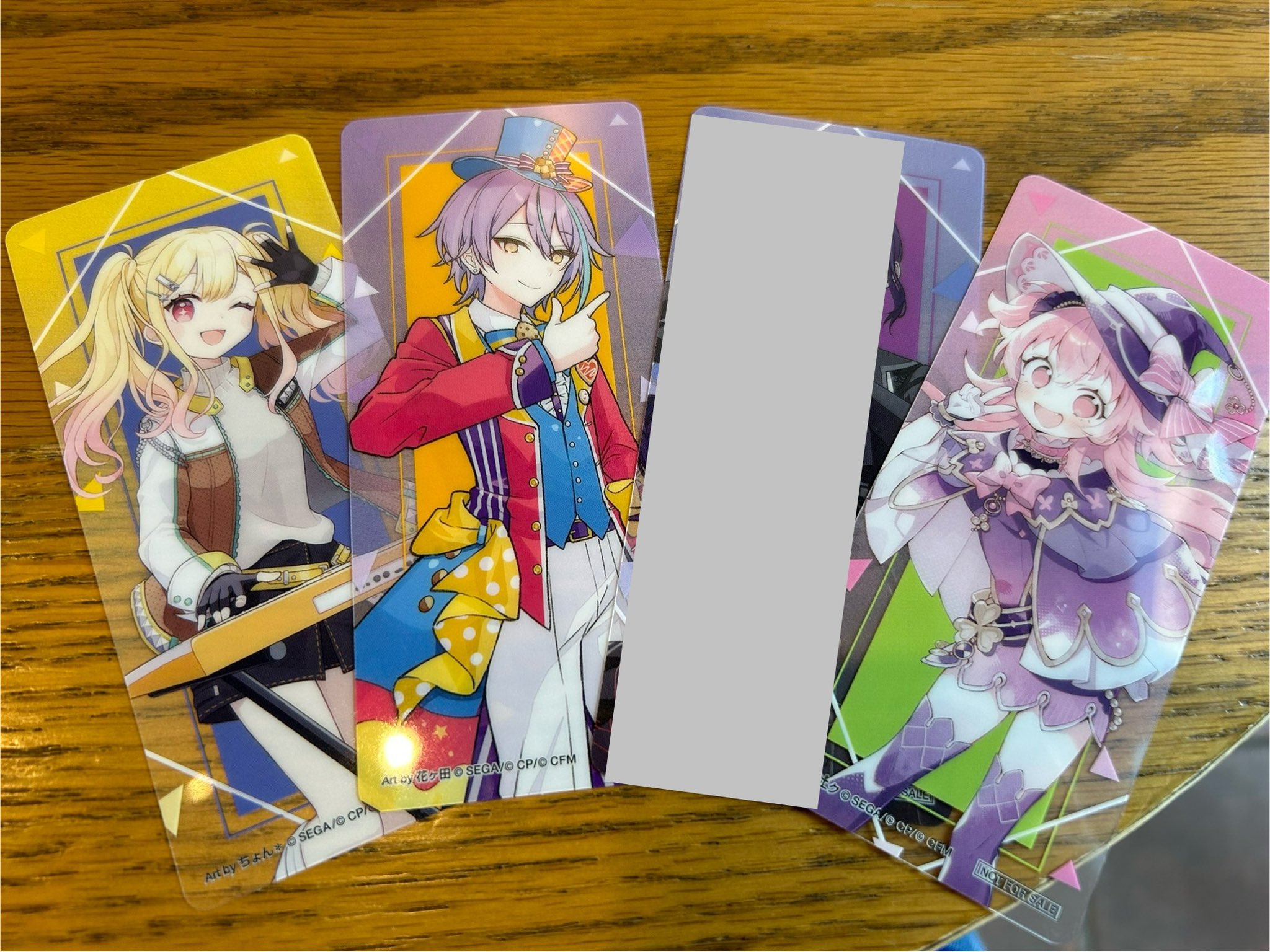 ☆バラ売り受付中☆プロセカ アニメイト特典4周年 しおり ☆バラ売り受付