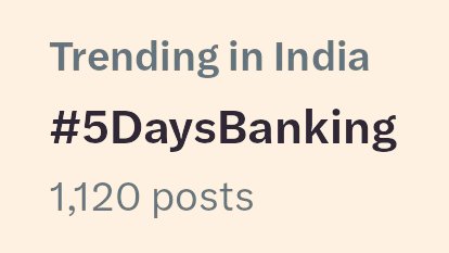 idesibanda's tweet photo. Again #5DaysBanking in trend on Sat. https://t.co/buXzs3M2ff