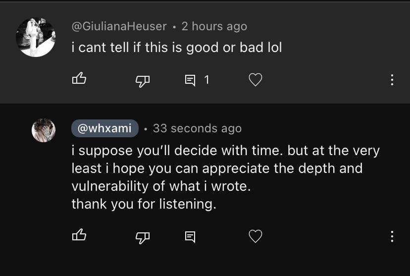 whami_'s tweet photo. whenever you give something to the world

it is open to judgement

this song wasnt made for the people of this world though

rather a stamp in time to show my gratitude and appreciation towards God. https://t.co/bEMdpUit8p