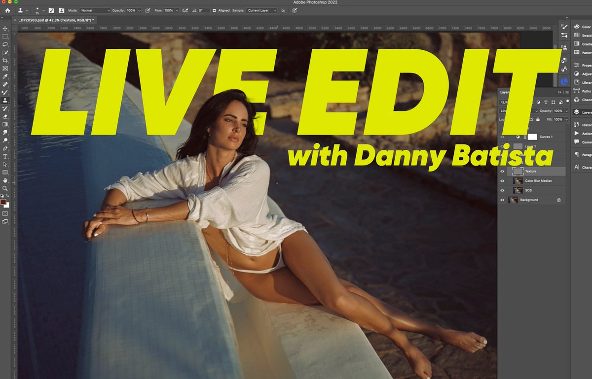 Currently live editing on YouTube! geni.us/rZD2R