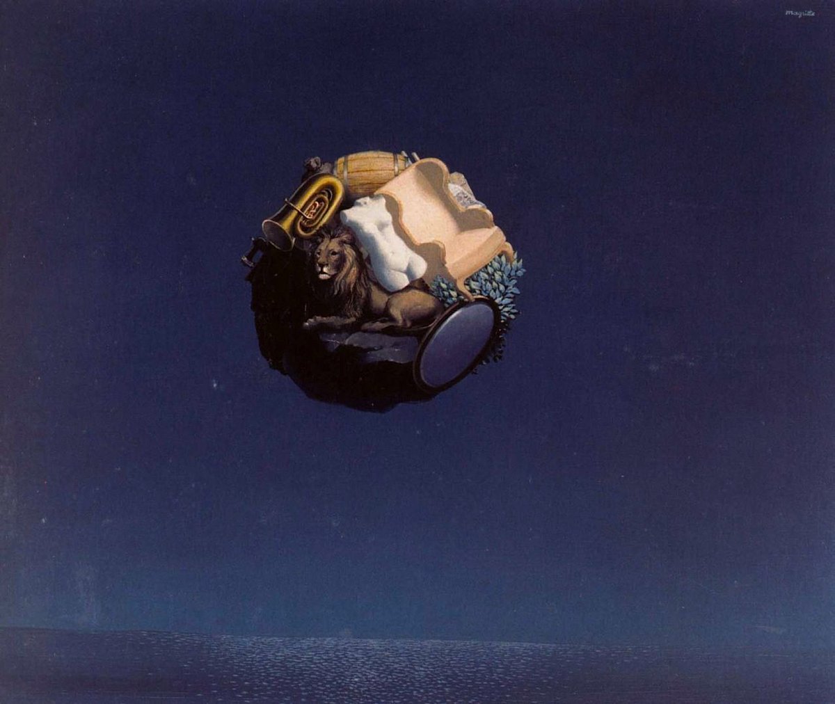 ルネ・マグリット （Rene Magritte、1898-1967） 『旅人』 （The 