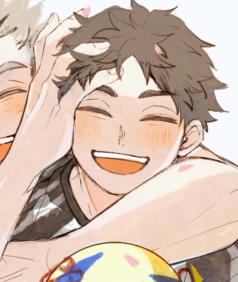 兎赤wip / 笑って