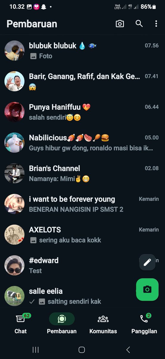 jomblo pasti wanya sepi gada yang chat

meanwhile aku: