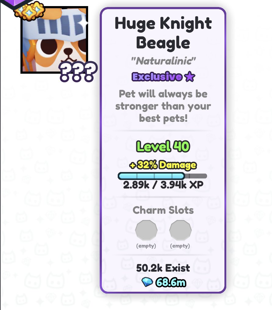 🎉 DAILY GIVEAWAYS - Day 216 🎉
🔥 HUGE Knight Beagle! 🔥

Requirements:
🤝 follow me &amp; @Naturalinic_RBX 
❤️ &amp; 🔁 like &amp; RT
💬 reply w/ ur username

giveaway ends in 48 hours! good luck! 🔥
#PetSimulator99 #PetSim99 #PS99 #PetSimulator #PetSimulator99Giveaways #ROBLOX