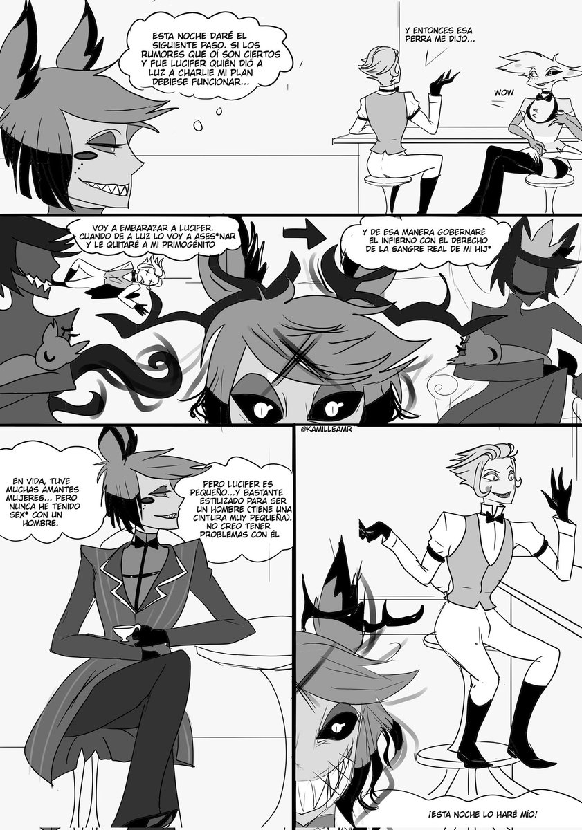 KamilleAMR's tweet photo. Nuevo cómic Appleradio de mi autoria "cambio de planes" Parte 1 (1/2)
Esta parte tiene 5 paneles así que  aquí les dejo los 2 primeros 🤗

Espero les guste ❤️

#appleradio #radioapple #LuciferxAlastor #HazbinHotelFanart https://t.co/JB92Xapp63