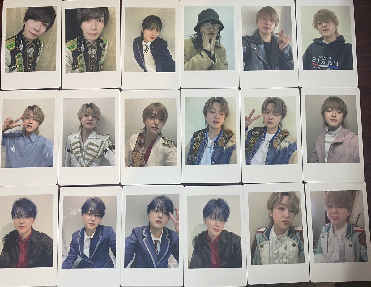 ちょこぼ チェキ ハピカ 

譲→紫 桃 青 緑 黄 赤
　　1.2枚目本日、
　　39枚目以降今ツアー&amp;3/29のもの

求→橙&gt;&gt;4枚〜定価

通知バグが多々あるため、時間が経っても返事がなければ再度♡など押して頂けると助かります🙇🏻‍♀️
お気軽にお声掛けください☃︎
