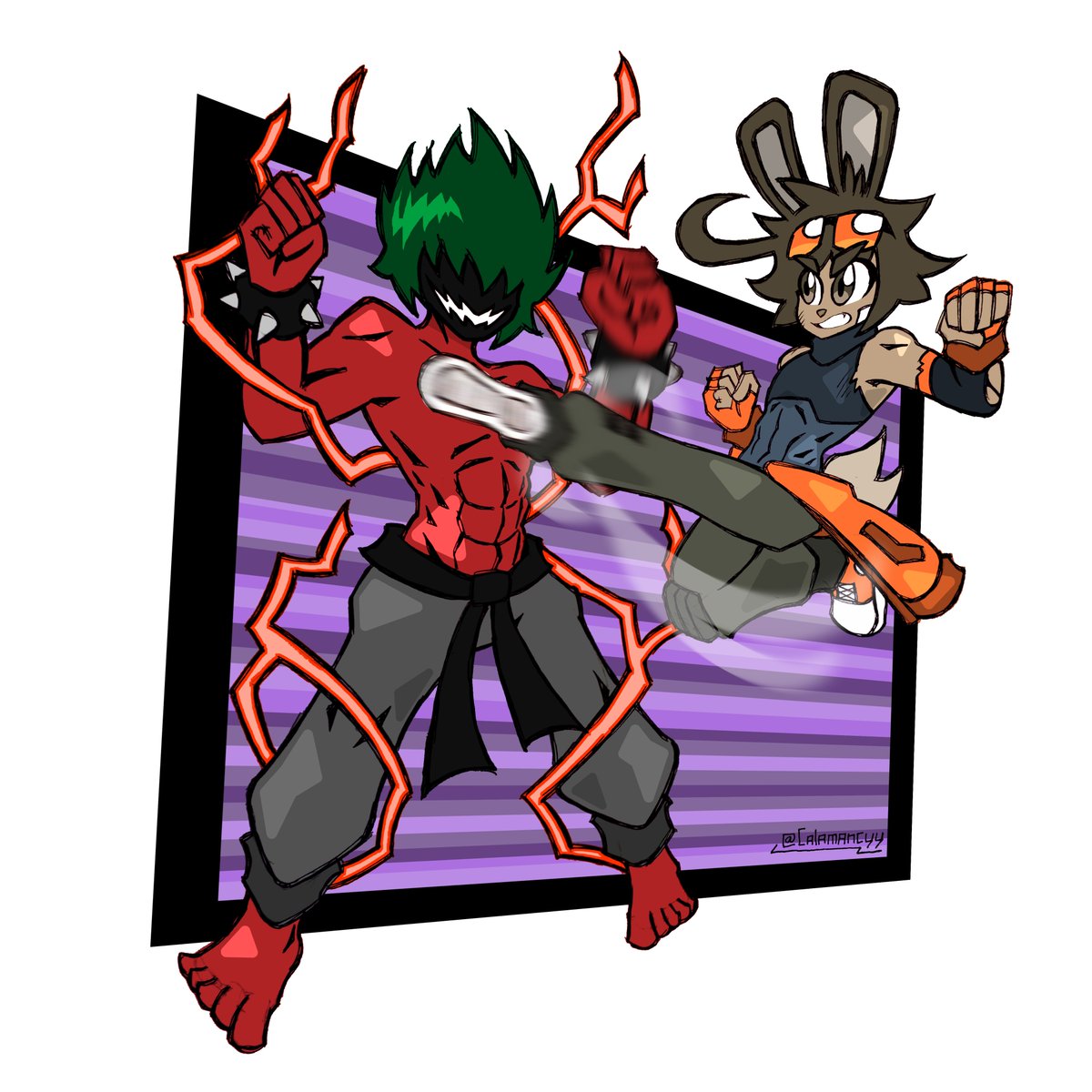 Calamancyy's tweet image. ARTFIGHT!!!
vs @Iron09614641 's OC