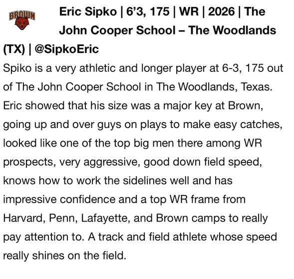 Eric Sipko (@sipkoeric) on Twitter photo Thank you for the write-up <a href="/sixstarfootball/">Six Star Football | PLUS+</a>! Looking forward to this season!
<a href="/Coach_DeHaven/">Erik Dehaven</a> <a href="/Sideline_Club/">Sideline Club</a> <a href="/JCS_Football/">John Cooper Dragon Football</a>
<a href="/Coach_Aurich/">Andrew Aurich</a>
<a href="/CoachPriore/">Coach P</a>
<a href="/Coach__Trox/">John Troxell</a>
<a href="/BrownHCPerry/">James Perry '00</a>
<a href="/CoachRenoYale/">Tony Reno</a>
<a href="/TXPrivateFBGuy/">Texas Private School Football</a> Thank you for the write-up <a href="/sixstarfootball/">Six Star Football | PLUS+</a>! Looking forward to this season!
<a href="/Coach_DeHaven/">Erik Dehaven</a> <a href="/Sideline_Club/">Sideline Club</a> <a href="/JCS_Football/">John Cooper Dragon Football</a>
<a href="/Coach_Aurich/">Andrew Aurich</a>
<a href="/CoachPriore/">Coach P</a>
<a href="/Coach__Trox/">John Troxell</a>
<a href="/BrownHCPerry/">James Perry '00</a>
<a href="/CoachRenoYale/">Tony Reno</a>
<a href="/TXPrivateFBGuy/">Texas Private School Football</a>