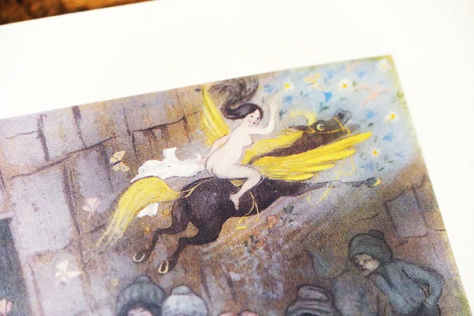 「ベン・オニの夢」イーヴァルは子供の頃、千夜一夜物語が好きだったらしく、アラビアンな作品を結構作っている。僕がイーヴァル・アロセニウスに興味を持つきっかけになった「カリフの黄金の鳥」と同様に、遠い異国に想いを馳せて描いたんだろう幻想的な風景がとても美しい。