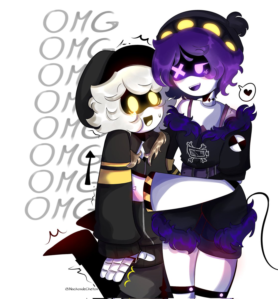 What better than drawing again with a nuzi Au? They're adorable!
#nuzi #biscuitbites #murderdrones