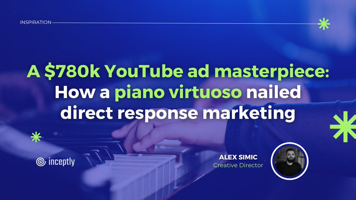 🎥 ✨ Welcome back to our YouTube Ad Spotlight series!

Reminder: In this series, our Creative Director <a href="/alexsimmic/">Alex Simic</a> guides you through the world of successful YouTube ads and analyses them for you. 🚀

🎹 Today, we're dissecting another hit from the iconic <a href="/MrStephenRidley/">Stephen Ridley</a>, a