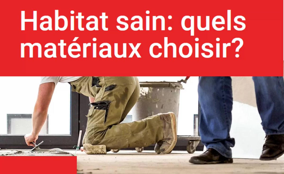 Habitat sain et matériaux : table ronde et formation à l’HEPIA (THQMAT) dlvr.it/T9DcPn