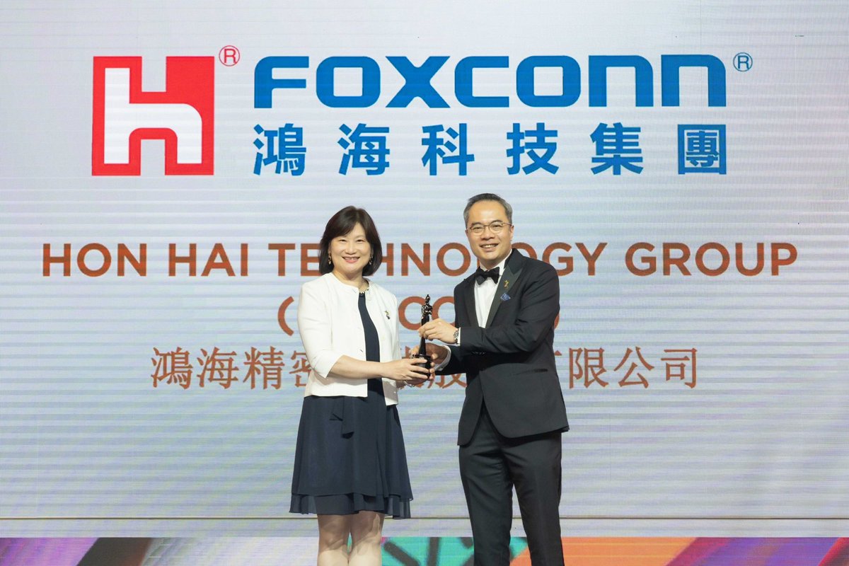 HonHai_Foxconn's tweet photo. We are proud to celebrate our 50th anniversary with another recognition as “Asia's Best Employer” by HR Magazine!
#ESG #HRMagazine #HRasia #EmployeeWellbeing #WorkplaceCulture #BestEmployer #Foxconn #HonHaiTechnologyGroup https://t.co/ZXxhBPEyL8