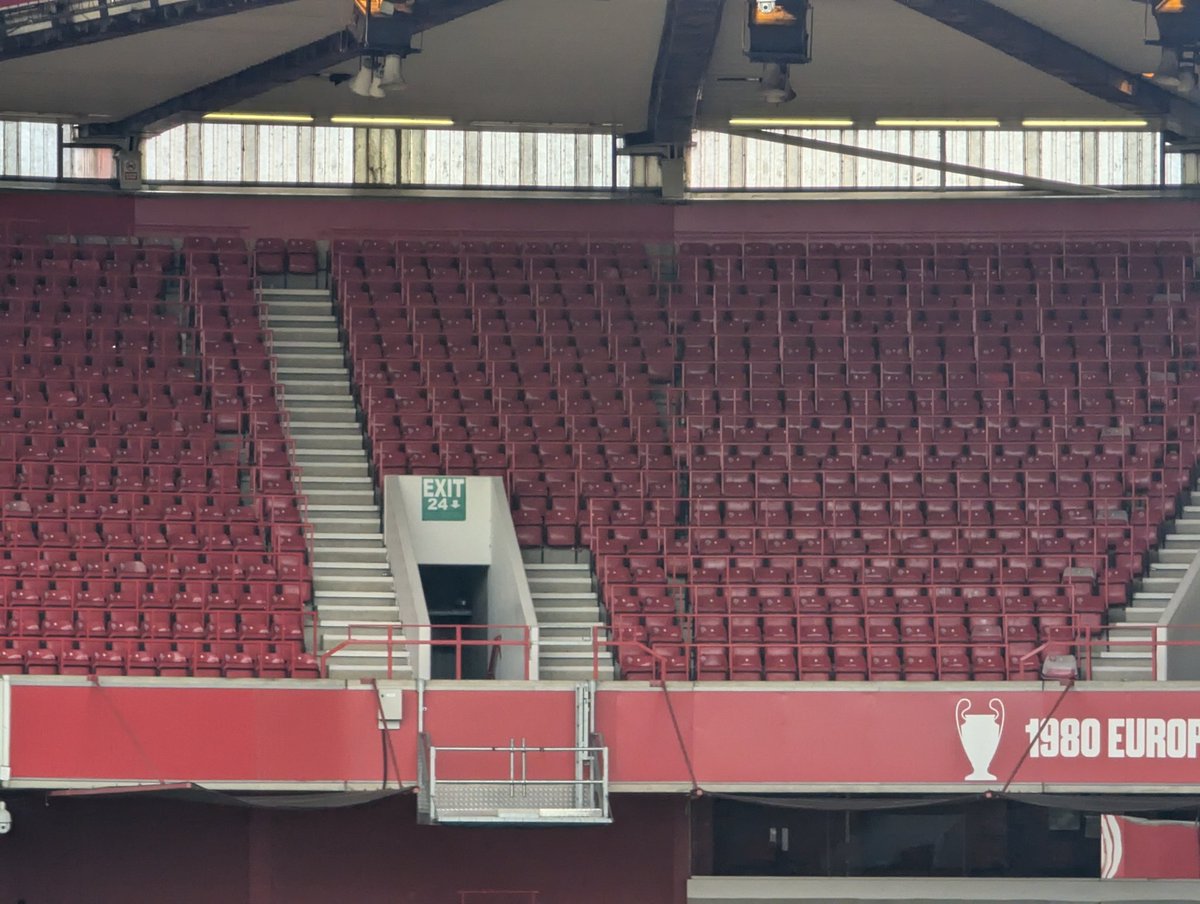 KeithMunson84's tweet photo. Safe standing installed #nffc https://t.co/DJrFJKIP0X