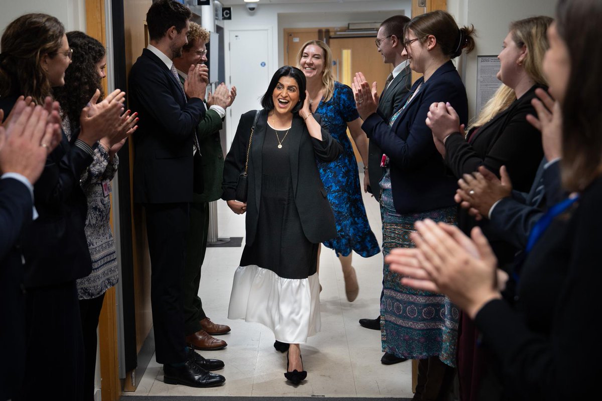 Shabana Mahmood MP (@shabanamahmood) on Twitter photo The greatest honour of my life to walk into <a href="/MoJGovUK/">Ministry of Justice</a> as the Lord Chancellor and Secretary of State for Justice yesterday.
Before politics, I was a lawyer. I understand the deep challenges facing our justice system. But there is so much we can do. The hard work starts now. The greatest honour of my life to walk into <a href="/MoJGovUK/">Ministry of Justice</a> as the Lord Chancellor and Secretary of State for Justice yesterday.
Before politics, I was a lawyer. I understand the deep challenges facing our justice system. But there is so much we can do. The hard work starts now.