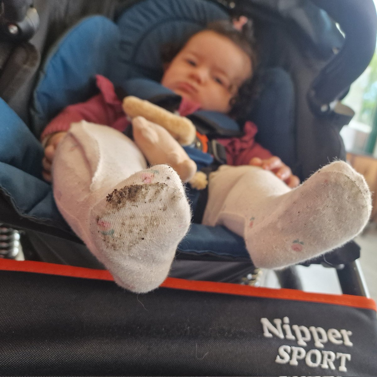 Fearne's first parkrun today. She done aight she beat me 🥲