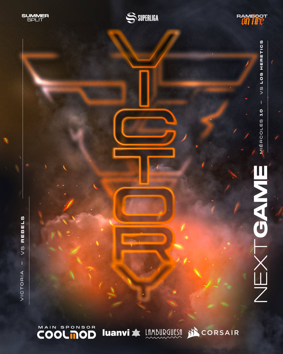 VICTORIA EN CASA.

Con dos suplentes y dos bans menos, conseguimos cerrar con victoria la última partida en <a href="/OpenWorldNowcom/">OWN Valencia - Zaragoza 2025</a> 

AMUNT RAMBOOT!

GG <a href="/RebelsGaming/">Rebels Gaming ♦️</a> 🤝🏽

#AmuntRamboot <a href="/LVPesLoL/">Superliga Domino's - League of Legends</a> #SuperligaLoL