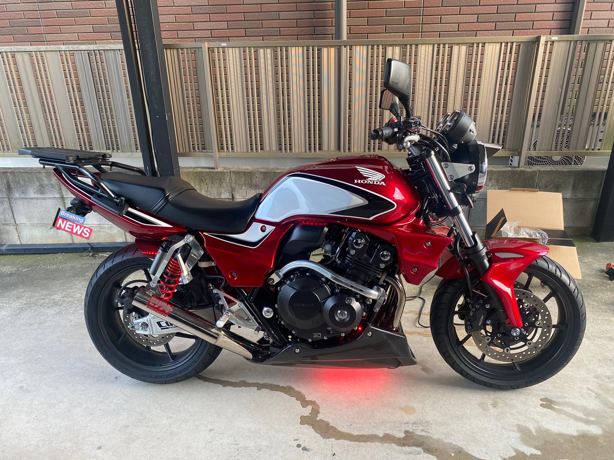 やっと待ちに待ったフェンダーやっとつけた　
メッシュ貼り付けて超いい感じやー😆