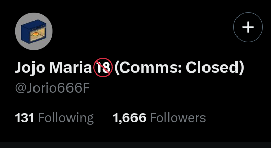 Jorio666F's tweet photo. Special art to celebrate 1666 followers (1/2)
Luckily I managed to capture the moment I reached 1666 followers

Ko-fi: https://t.co/1CNewlxt31 https://t.co/lYRCaBvgNt