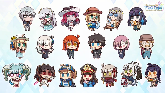 Rio illustrations for FGO Fes 2024 
