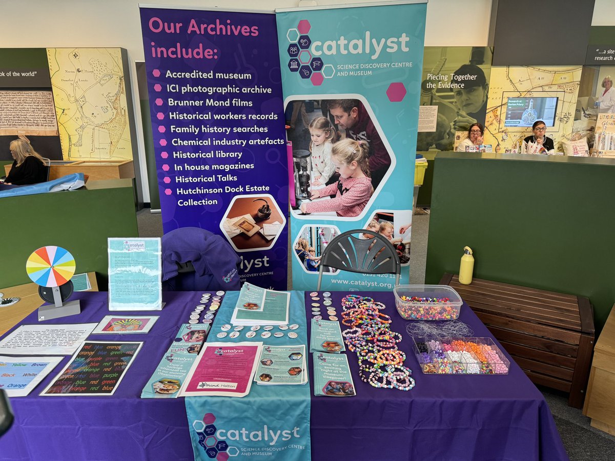 Over @nortonpriory today for #pride2024 - badges, bracelets, optical illusions, #newtonswheel and the #catalyst team @charlie_linton_  @lightfootclare <a href="/heyjudewilde/">Jude Wilde 🗃️📖</a> #bringiton