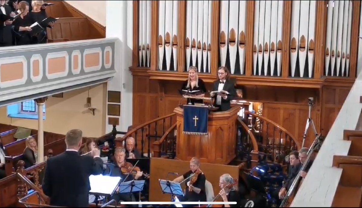 What a night! A wonderful Mendelssohn’s Elijah at Rhosllanerchrugog 🎶🥰