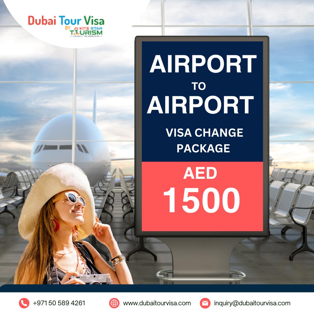 DubaiTourVisa_'s tweet image. 🛫✈️🛬 Need a quick visa change? Get it done effortlessly with our Airport to Airport Visa Change service for just AED 1500! Smooth, fast, and reliable. Book now and travel worry-free! 🌍

🌐dubaitourvisa.com

#dubaitourvisakst #visachange  #quickvisa #airporttoairport
