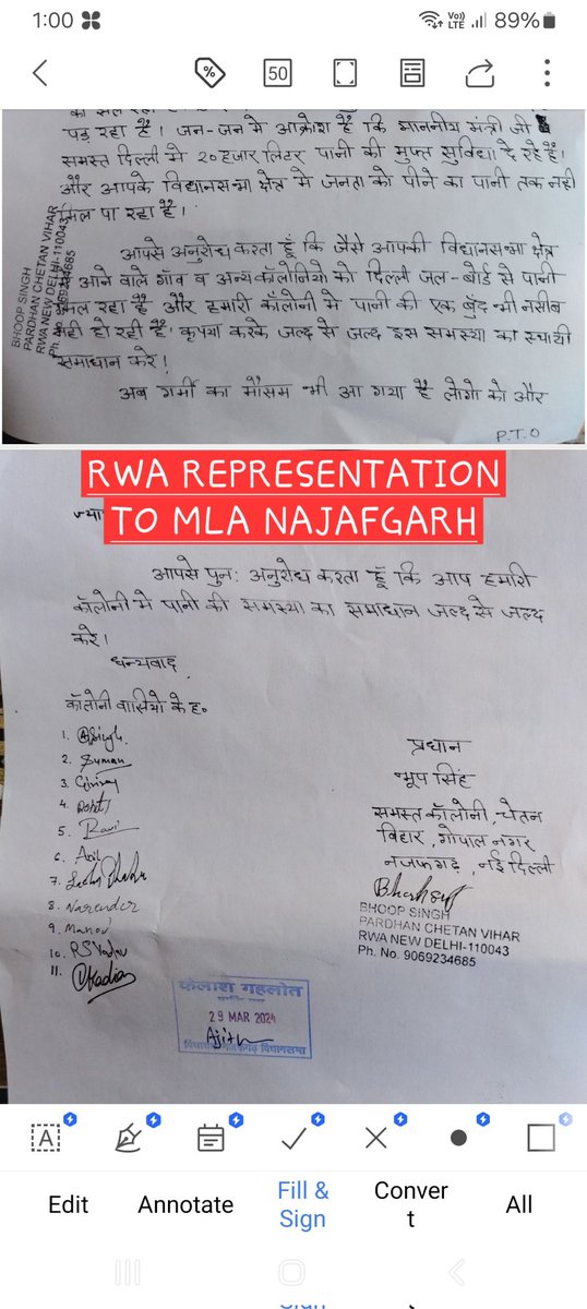 giriraj76's tweet photo. @Saurabh_MLAgk @AtishiAAP No Water since 04 Years in #ChetanVihar #gopalnagar #najafgarh.

#Mockery by @DelhiJalBoard  of #Deligent #Fauzi #veterans

Grievance are closed with #Funny ATR (attached) year 2021 &amp; 2024.

Reality is in Video. 
How #illegal points are running openly in nearby #colonies. https://t.co/VJ3OhjUsLO