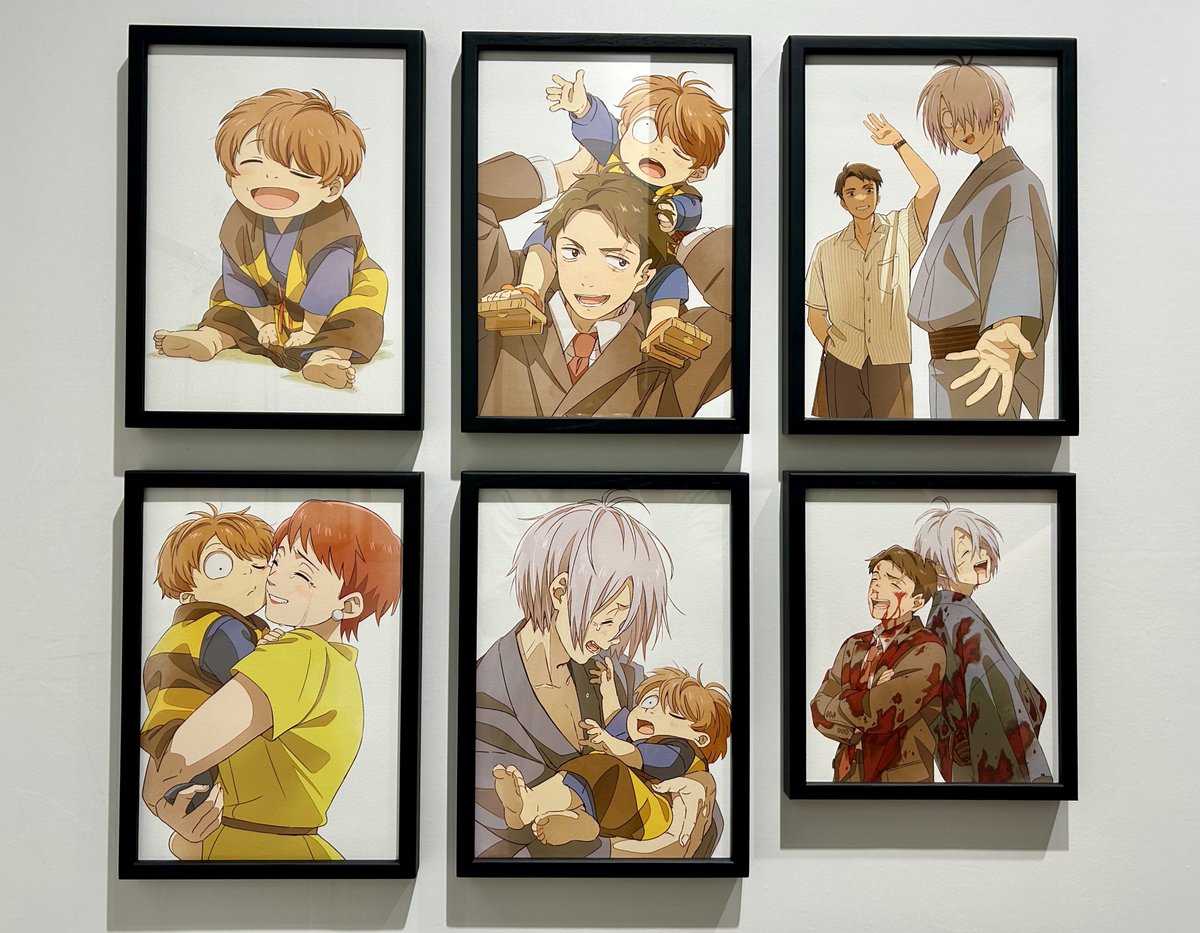 追憶展行ってきた〜
描き下ろしイラストのお召し物の模様がすてき😭 