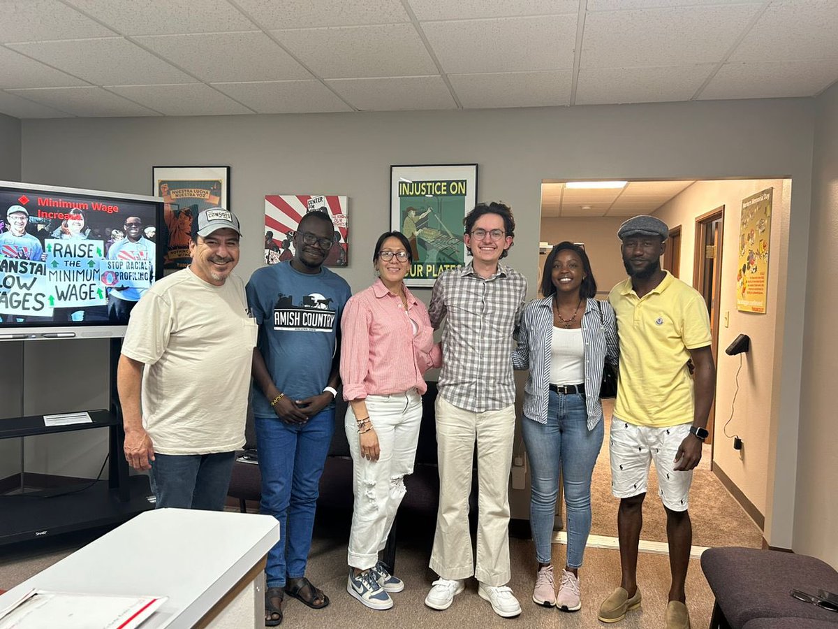 AKEJOGORDON's tweet image. Had a great time at Centre for Workers Justice - Eastern Iowa State discussing potential projects and how they could be implemented in Uganda! #globalworkforce #projectimplementation 🌍✨