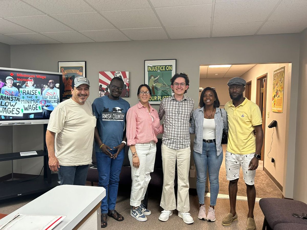 AKEJOGORDON's tweet image. Had a great time at Centre for Workers Justice - Eastern Iowa State discussing potential projects and how they could be implemented in Uganda! #globalworkforce #projectimplementation 🌍✨