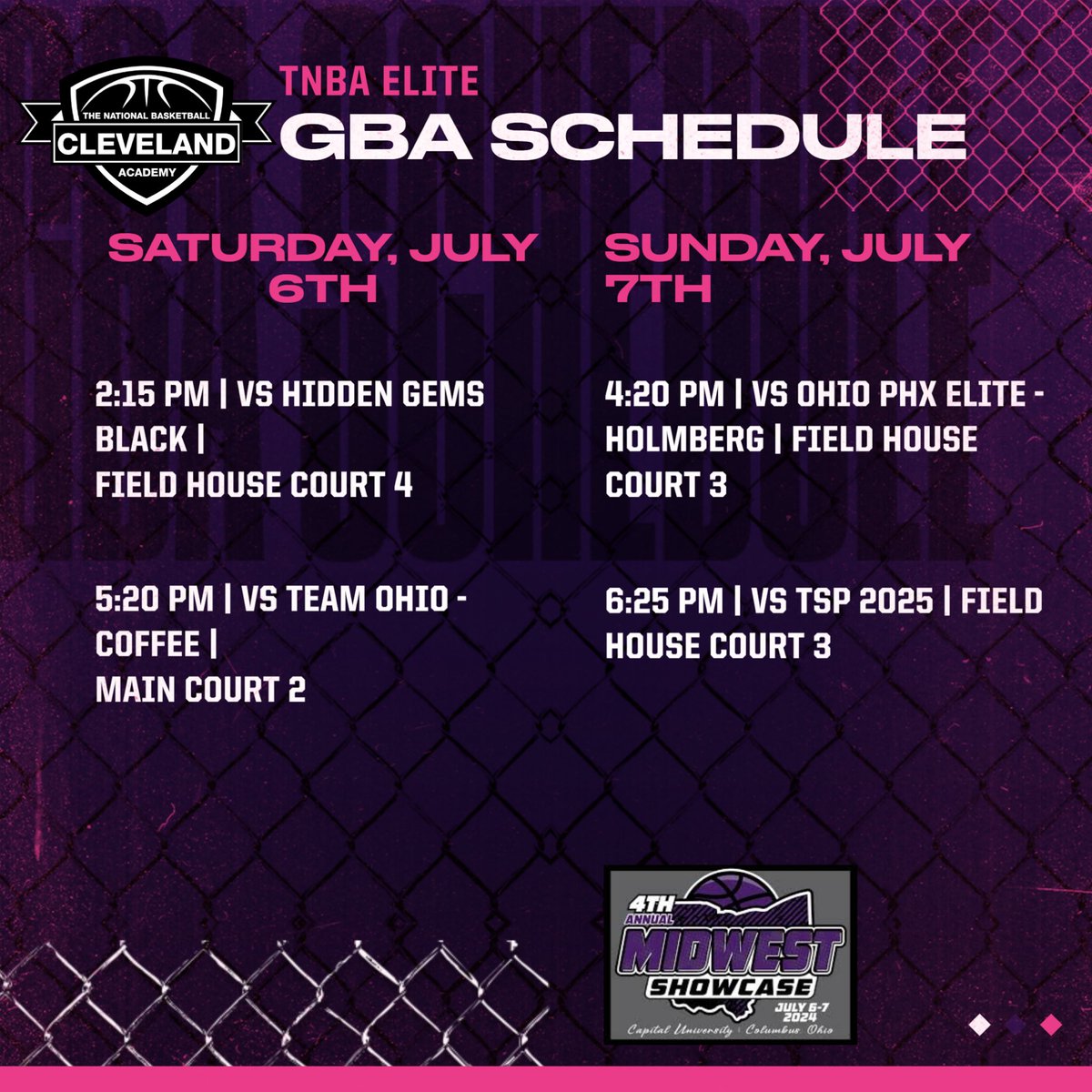 I’m excited to compete this weekend in Columbus in the 4th Annual Midwest Showcase !