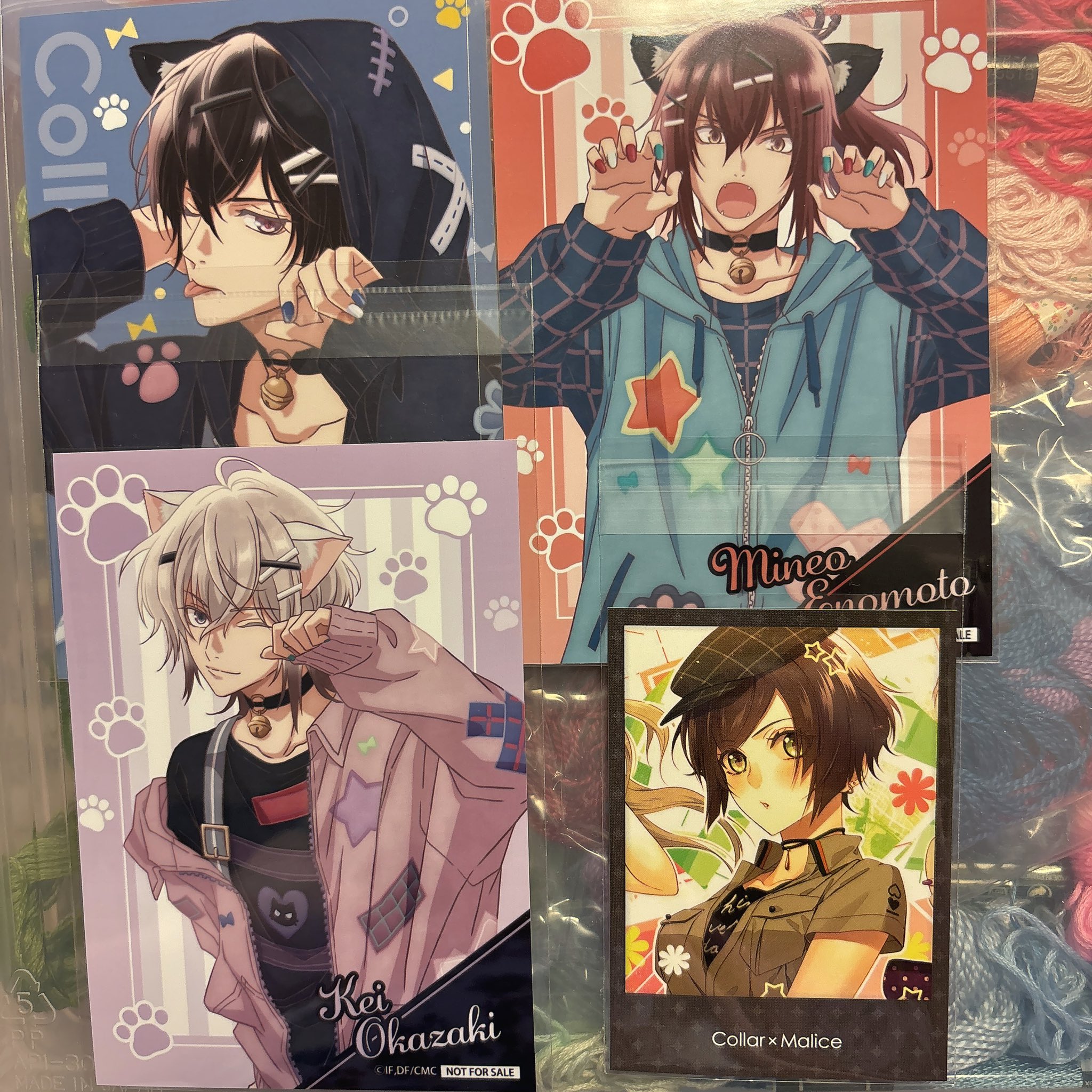 カラマリ　柳愛時　ザッキャラ　インスタントフォト風ブロマイド Collar×Malice カラマリ 柳愛時 チェキ風ブロマイドセット くじ