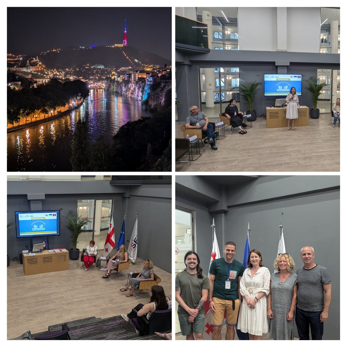 Amazing few days of Summer School in Georgia. Some powerful discussions  between students about Human Rights, especially given the local context where Russia occupies 20% of Georgia and invited Ukraine. Big thanks to colleges from Georgia, Switzerland and Ukraine for this event.