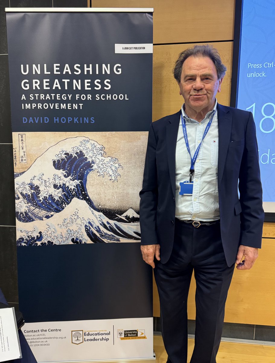 cmetca1fe's tweet photo. An encouraging ICEL conference @BoltonUni reflecting on work by LabSchool and great post-graduate research. Also a new book launch ‘Unleashing Greatness: A strategy for school improvement’ by Professor David Hopkins and his key note on priorities for our new education secretary. https://t.co/U4oRogUB6V
