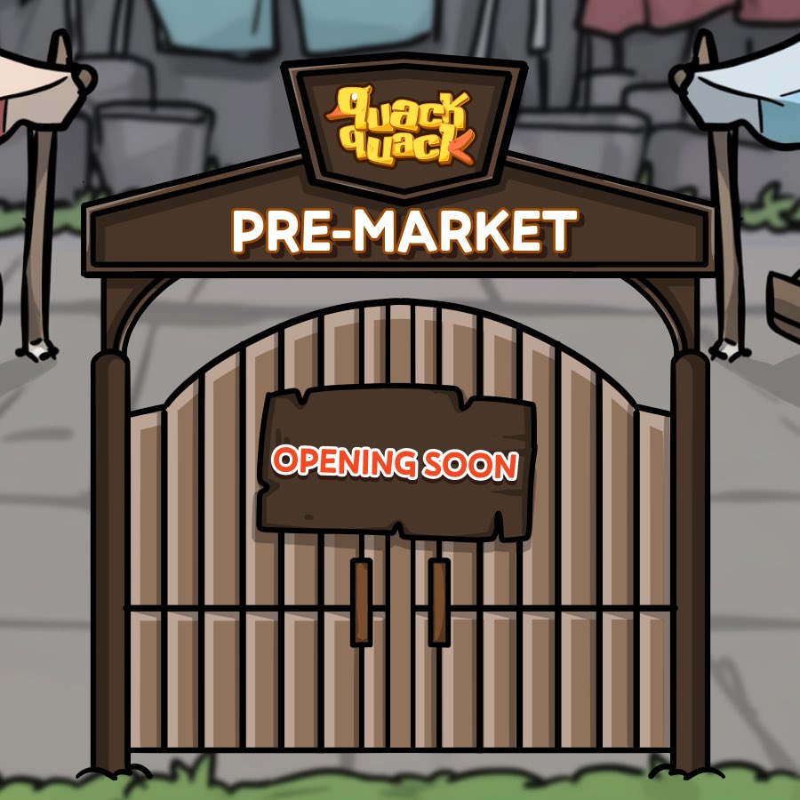 🛒 Ready for the #premarket opening? Here are some highlights before the market goes live:

1️⃣The pre-market will be released TODAY in the NFT icons.
2️⃣Quacks can spot trade eggs and CyberQuack in $TON.
3️⃣To place an order in the pre-market, you must have at least Badge Week 3