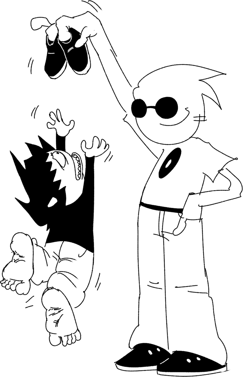 dave and karkat in: davekat tweet media