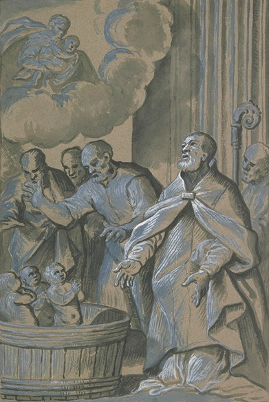 MuseeLouvre's tweet photo. #UnJourUneOeuvre/#WorkOfTheDay
🇫🇷 Saint Nicolas ressuscite les trois petits clercs, par Belisario Corenzio (v.1558-1646).
🌍 Saint Nicholas resurrects the three little clerics, by Belisario Corenzio (c.1558-1646).
📍 Département des #ArtsGraphiques
👉 https://t.co/DpZZ2VCsF1 https://t.co/4RT15xBbbh
