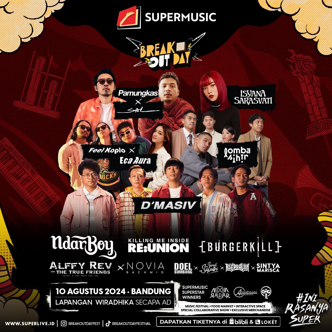 Siapa yang mau nonton konser gratis????!! cek cek postingan kita di instagram yaaa instagram.com/p/C9EN3xFvBhb/…