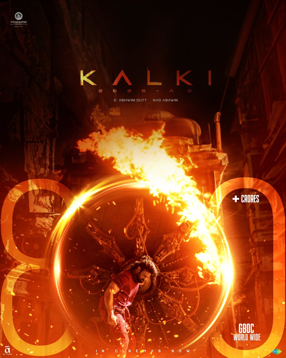 Kalki2898AD's tweet photo. 𝐓𝐇𝐄 𝐁𝐎𝐗 𝐎𝐅𝐅𝐈𝐂𝐄 𝐎𝐍 𝐅𝐈𝐑𝐄 🔥

#EpicBlockbusterKalki in cinemas - https://t.co/z9EmiReie8

#Kalki2898AD @SrBachchan @ikamalhaasan #Prabhas @deepikapadukone @nagashwin7 @DishPatani @Music_Santhosh @VyjayanthiFilms @Kalki2898AD @saregamaglobal @saregamasouth https://t.co/MexQpSHlwI