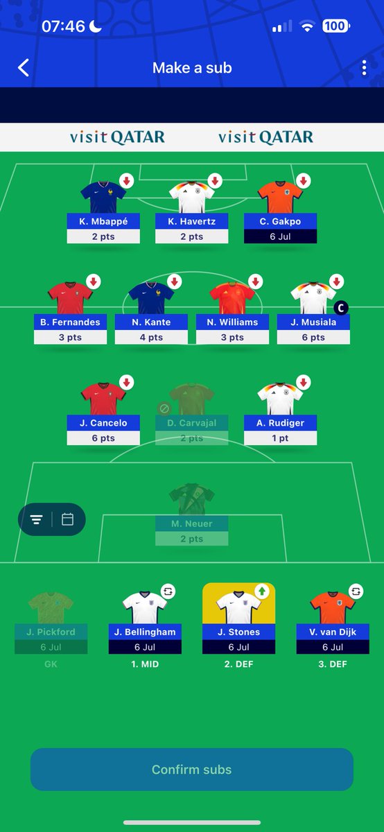 jcmg_x's tweet photo. @LetsTalk_FPL You can’t sub out a red card? I’m trying to get carvajal out won’t let me.. https://t.co/YOplbsDRsJ