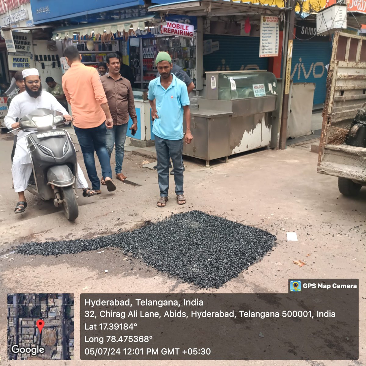 EJambagh's tweet photo. @GHMCOnline @OmerQur883637 @PPrakasham2 @DcGoshamahal Dear Citizen inconvenience caused is regretted,  attended with dept BT https://t.co/pHaYybOlOZ
