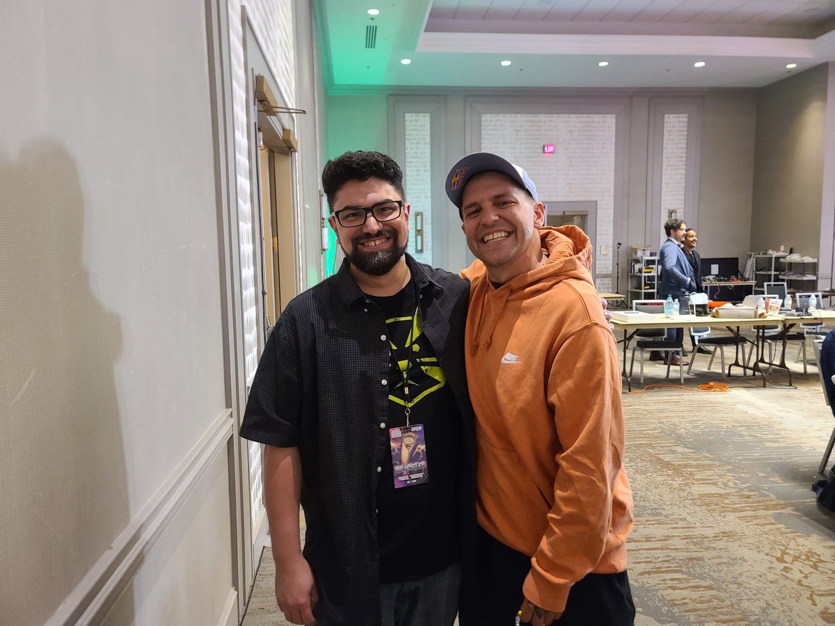 7ravis's tweet image. Thanks for the pic, @GrandPOOBear glad I could catch you again real quick. '22 Speedrun Sessions, '23 Baron of Shell, and '24 GPW3