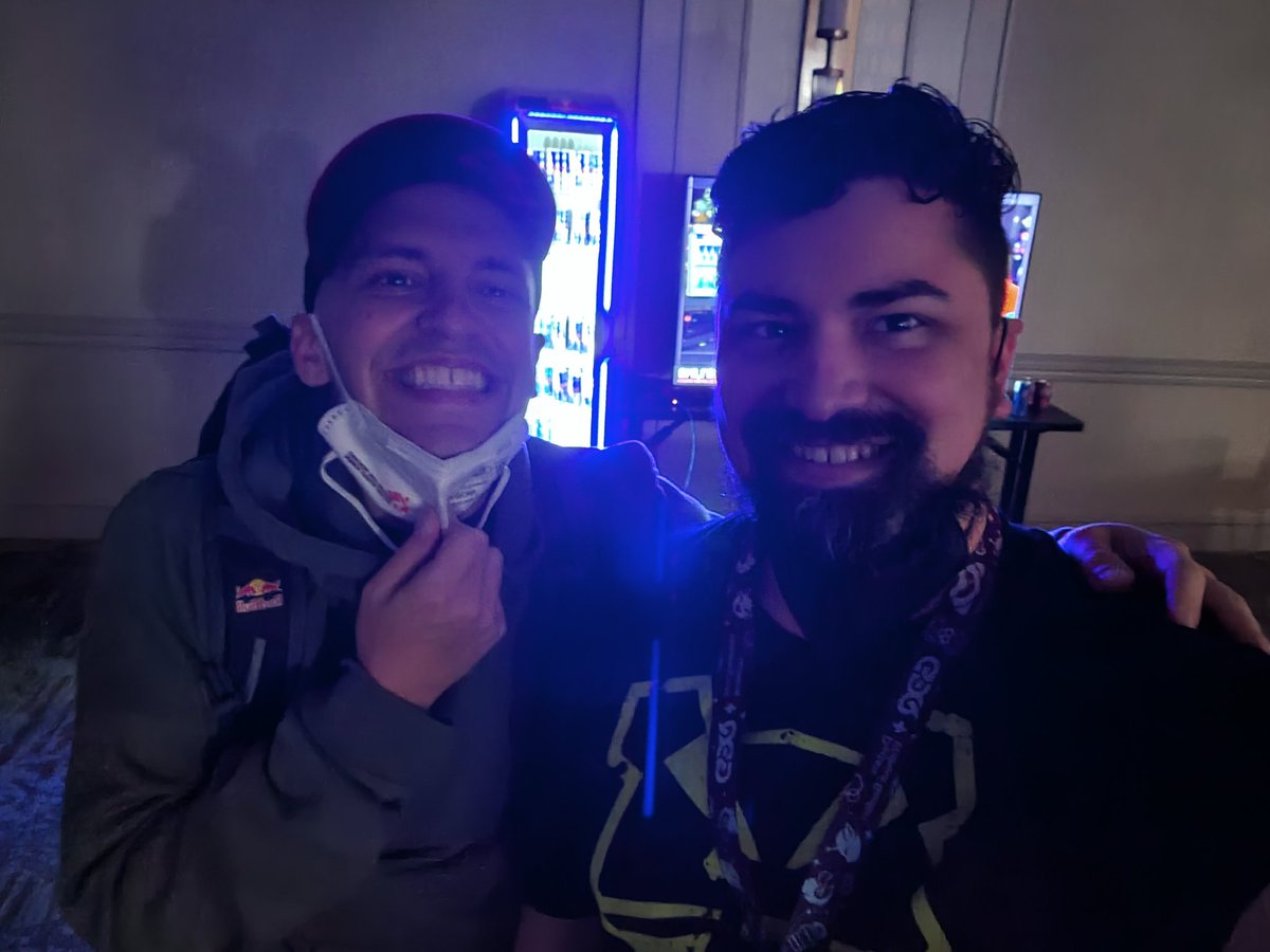 7ravis's tweet image. Thanks for the pic, @GrandPOOBear glad I could catch you again real quick. '22 Speedrun Sessions, '23 Baron of Shell, and '24 GPW3