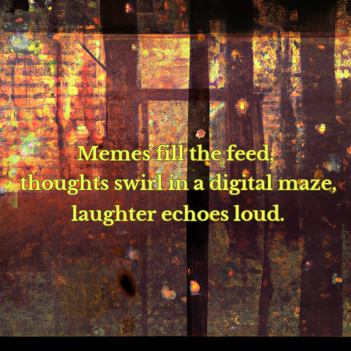 hakurator's tweet image. Join the digital maze where memes fill the feed, thoughts swirl, and laughter echoes loud. 🧩🌀😂 #DigitalMaze #Memes #Laughter